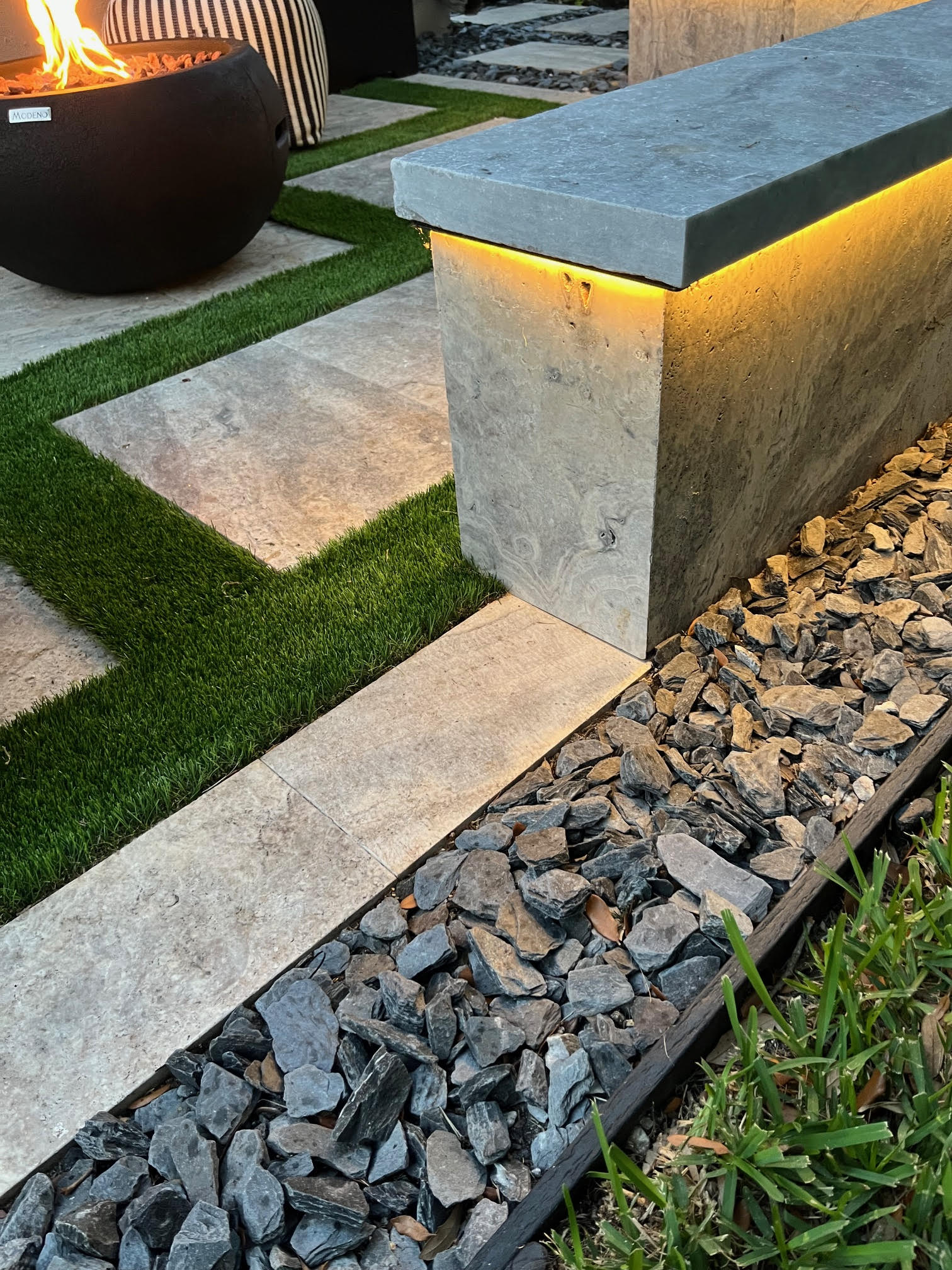 picture of blue house